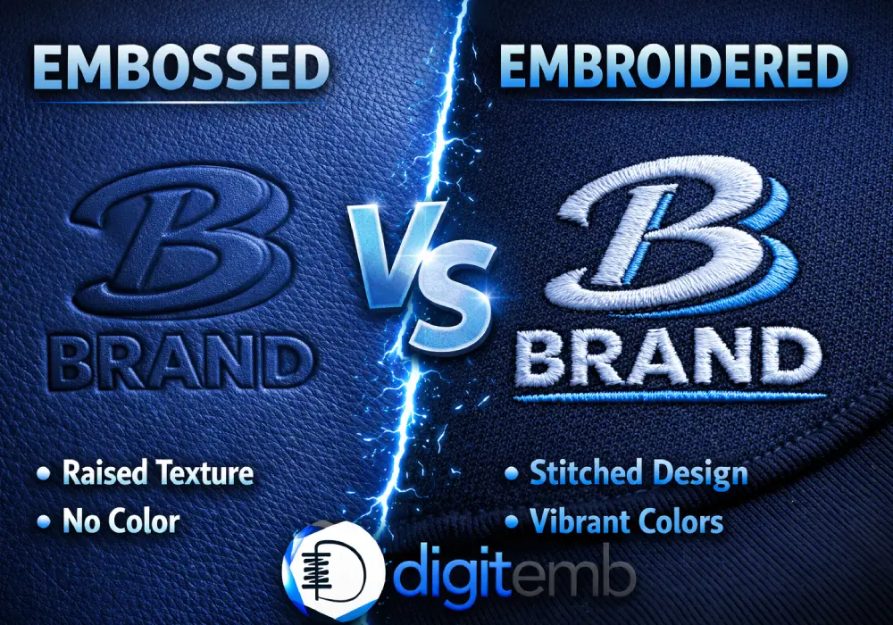 Embossed vs Embroidered: Choosing the Right Technique for Your Design