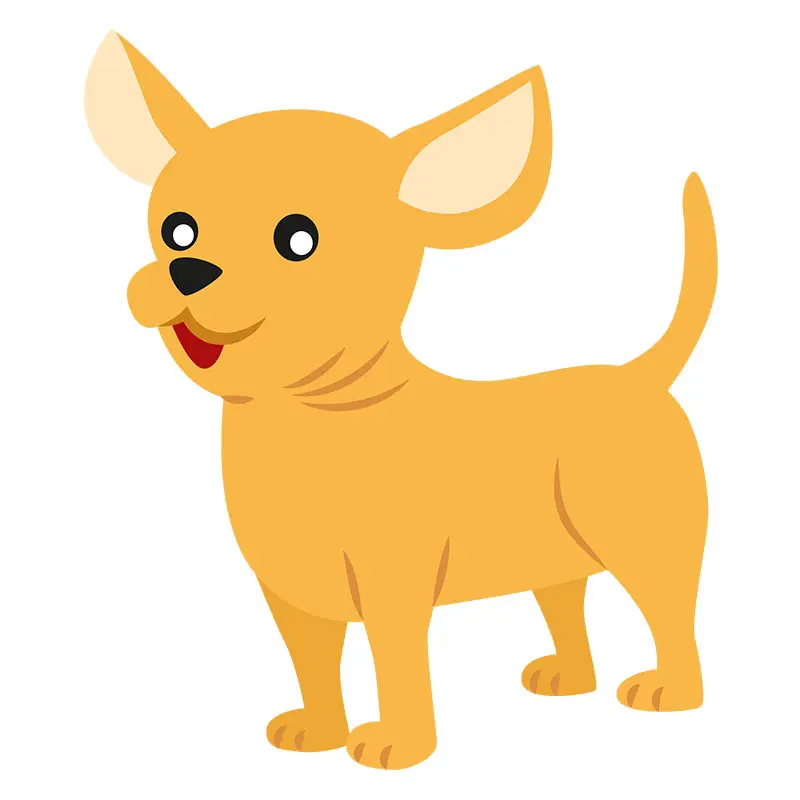 Awe-inspiring Cream Brown Chihuahua Dog Vector Art