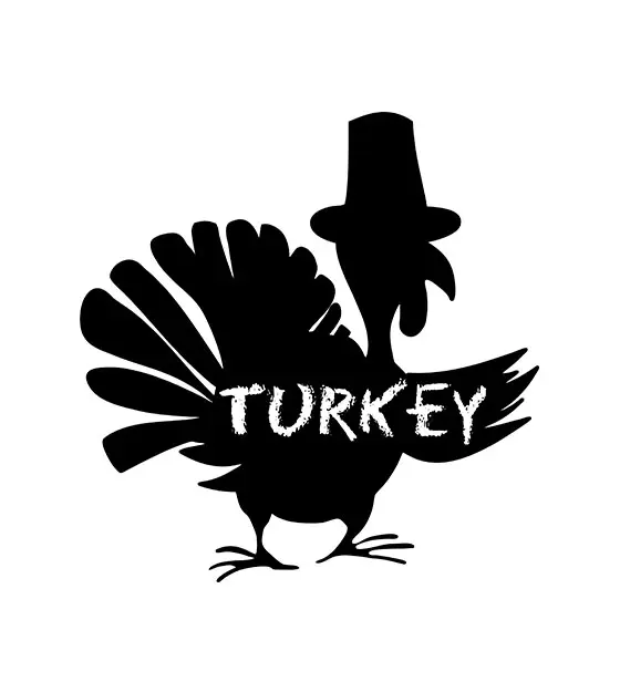 Turkey Silhouette Art