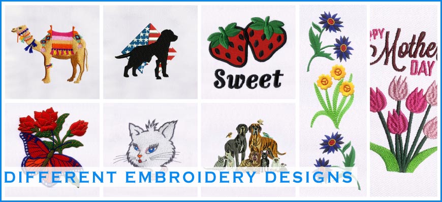 Different Embroidery Designs