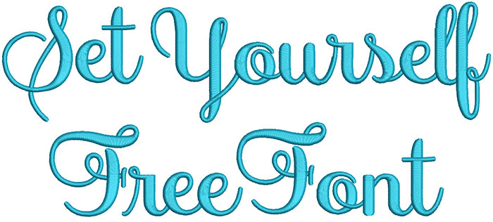 Free Embroidery Fonts