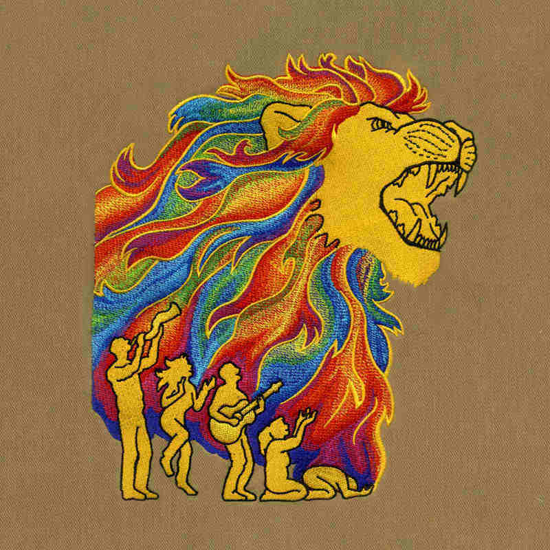 Roaring Lion Machine Embroidery Design