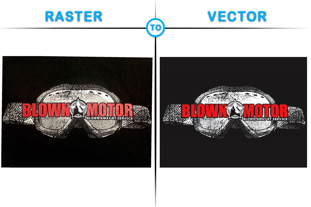 Blown Motor Vector Design