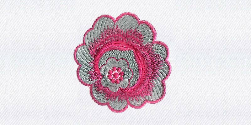 Delicate Flower Machine Embroidery Design