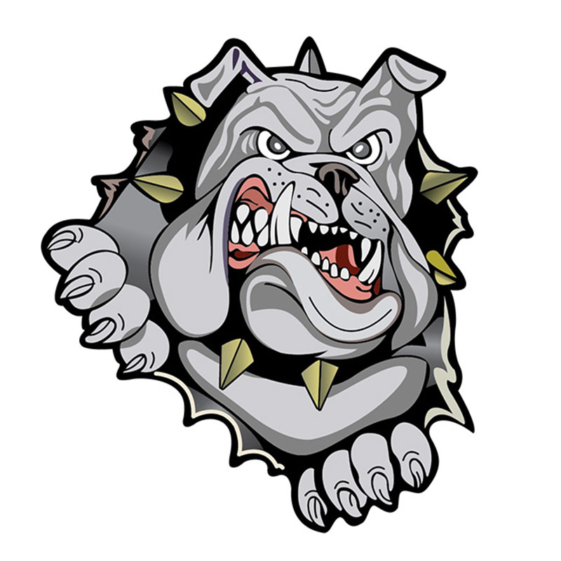Scary-and-Looming-Spike-The-Bulldog-Vector-Art