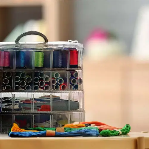 Storage Box for Embroidery Threads
